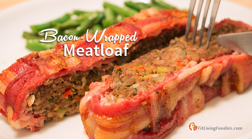 Ultra Low-Carb bacon-wrapped meatloaf recipe