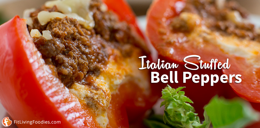Ultra Low-Carb Italian Stuffed Bell Peppers