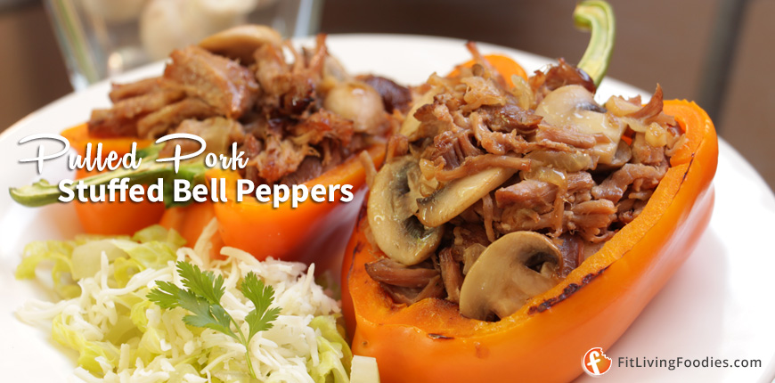 Ultra Low-Carb Pull Pork Stuffed Bell Peppers