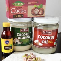 White Chocolate Pistachio Bites Ingredients