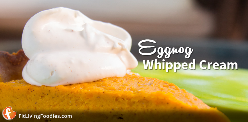 Ultra-Low Carb Eggnog Whipped Cream